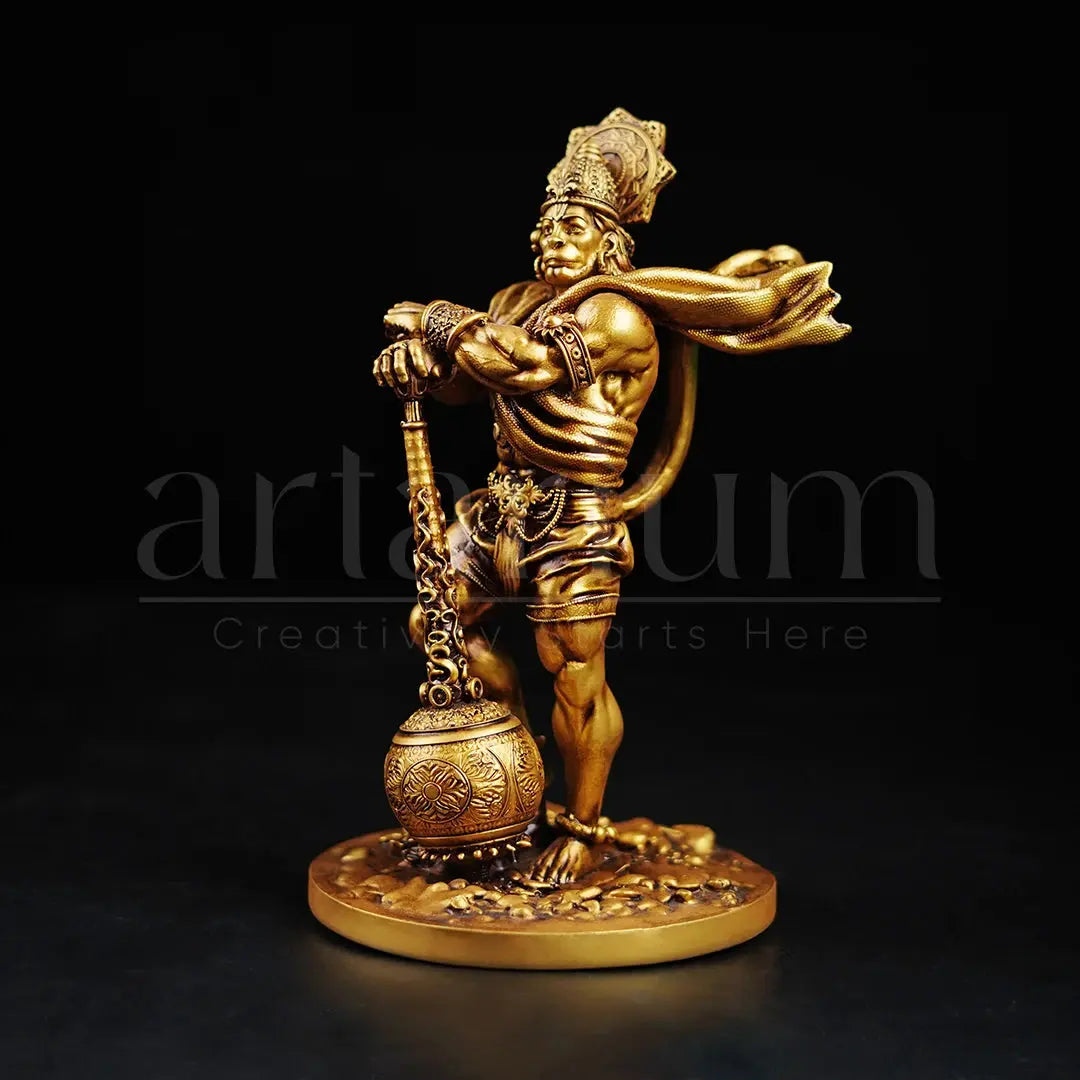 Bahubali Hanuman Idol for Car Dashboard