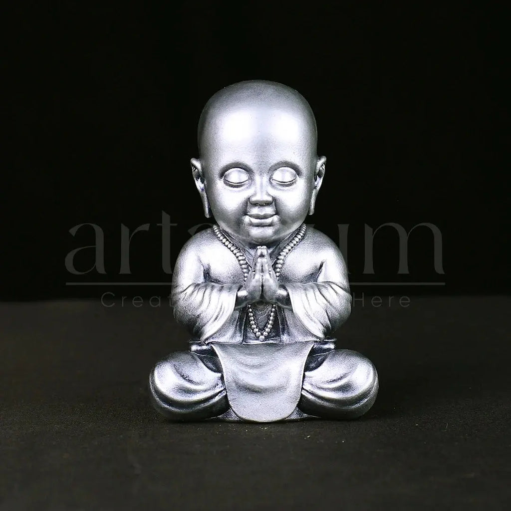 Meditating Baby Monk Car Dashboard