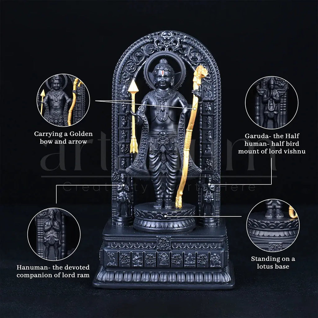 Ram Lalla Idol Car Dashboard