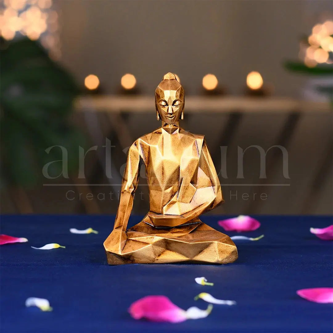 Origami Lord Buddha Car Dashboard