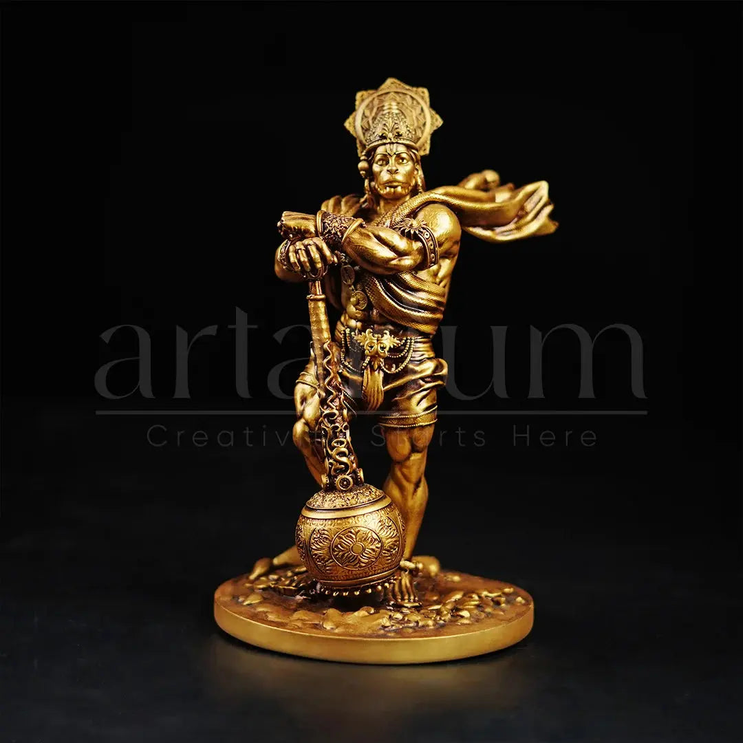 Bahubali Hanuman Idol for Car Dashboard