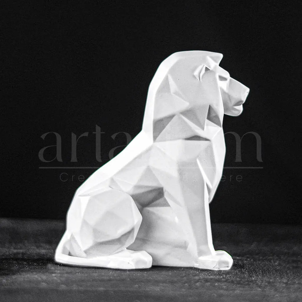 Geometric Lion Car Dashboard