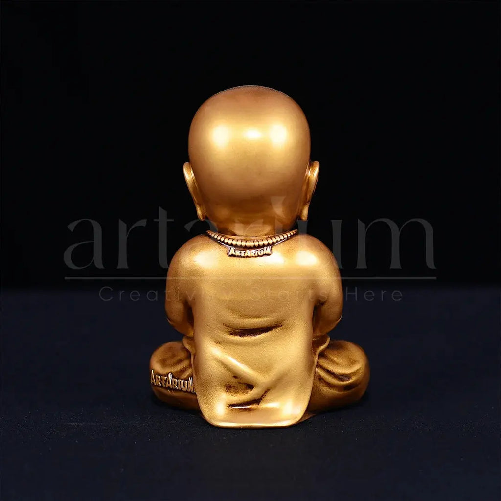Meditating Baby Monk Car Dashboard