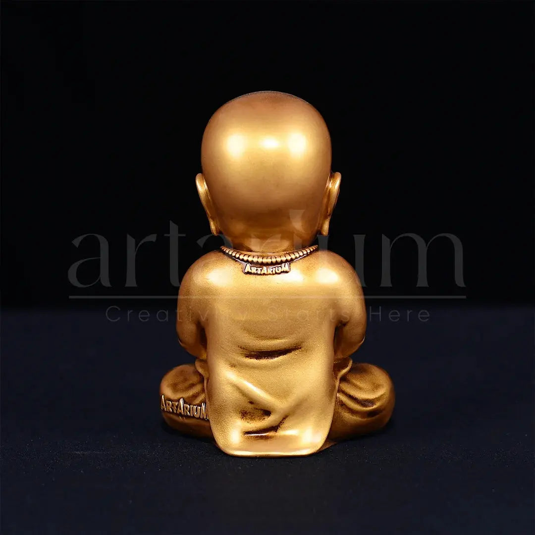 Meditating Baby Monk Car Dashboard
