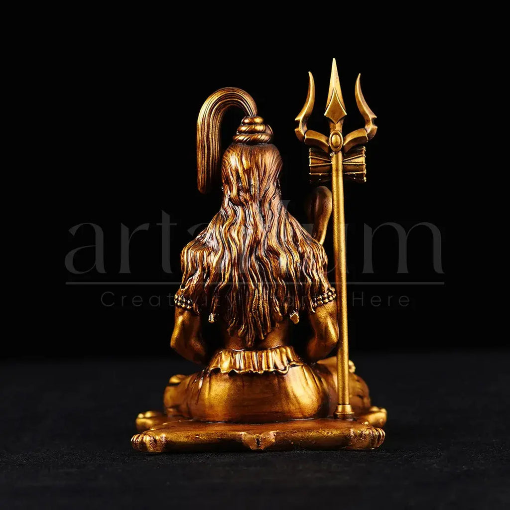 Meditating Lord Shiva Car Dashboard