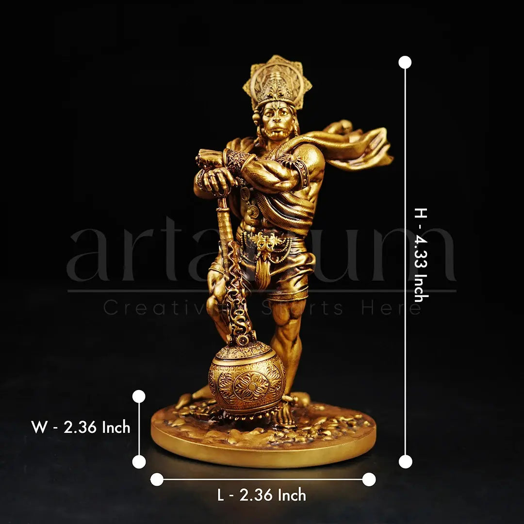 Bahubali Hanuman Idol for Car Dashboard