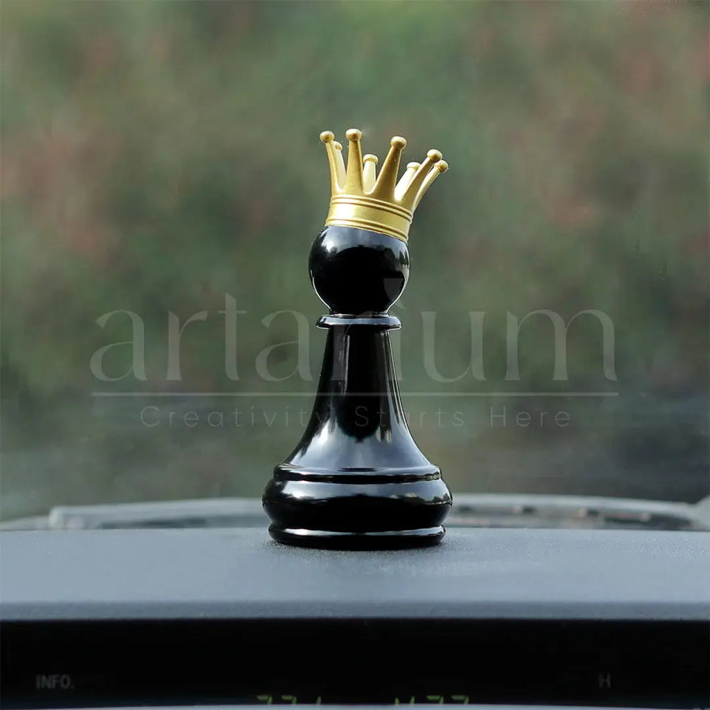 Pawn With Crown Chess Piece