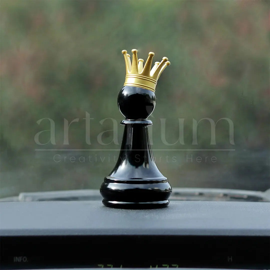 Pawn With Crown Chess Piece