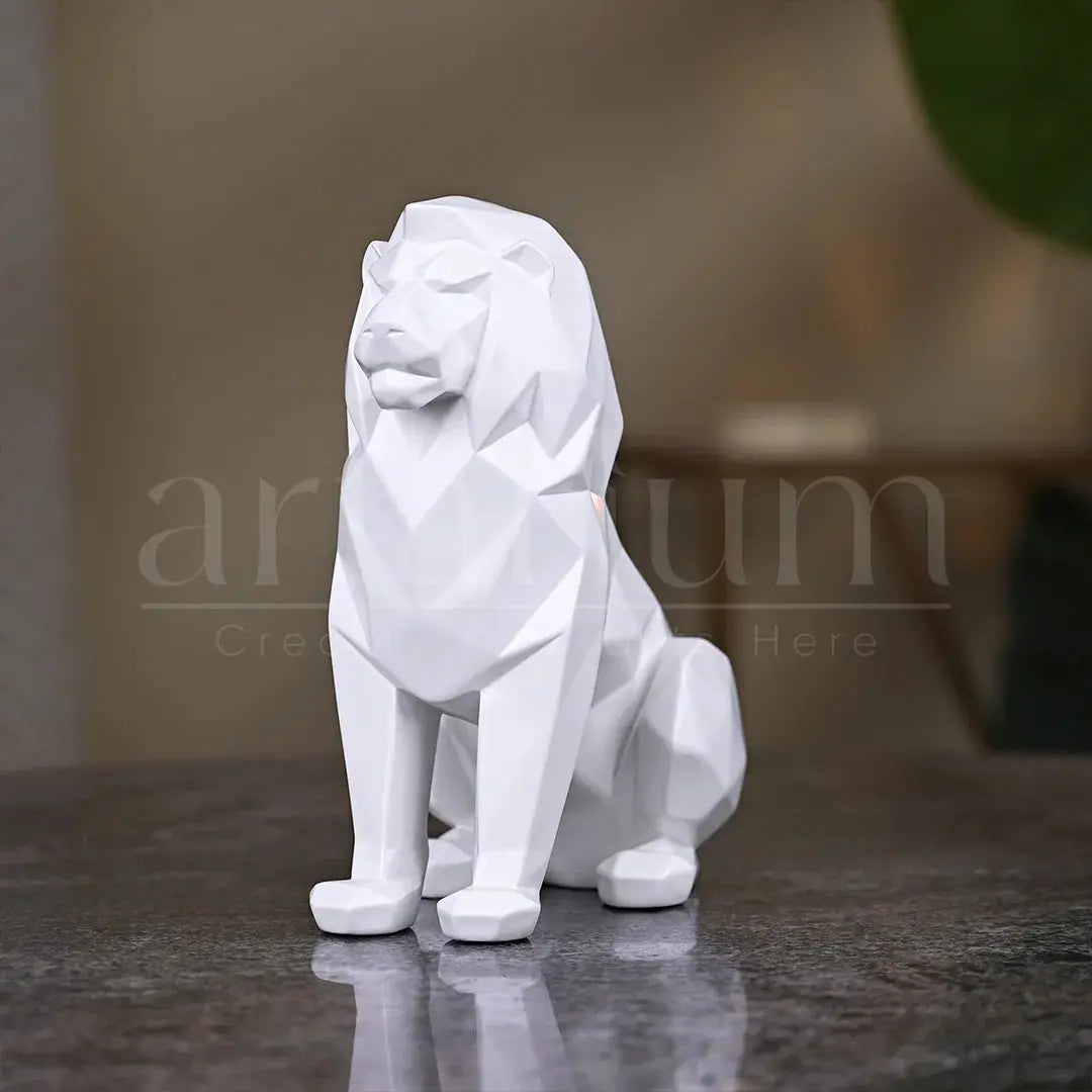 Geometric Lion Car Dashboard