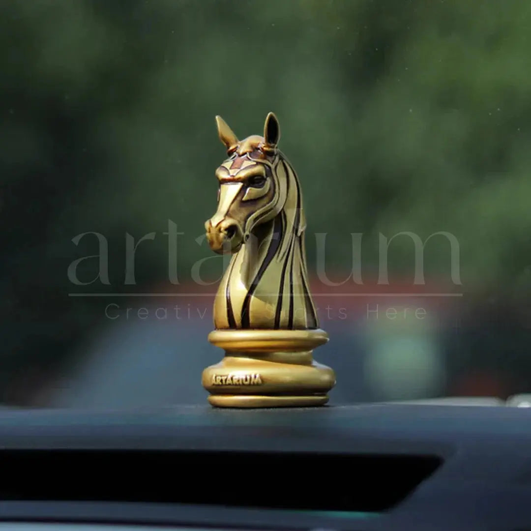Knight Horse Chess Piece Car Dashboard