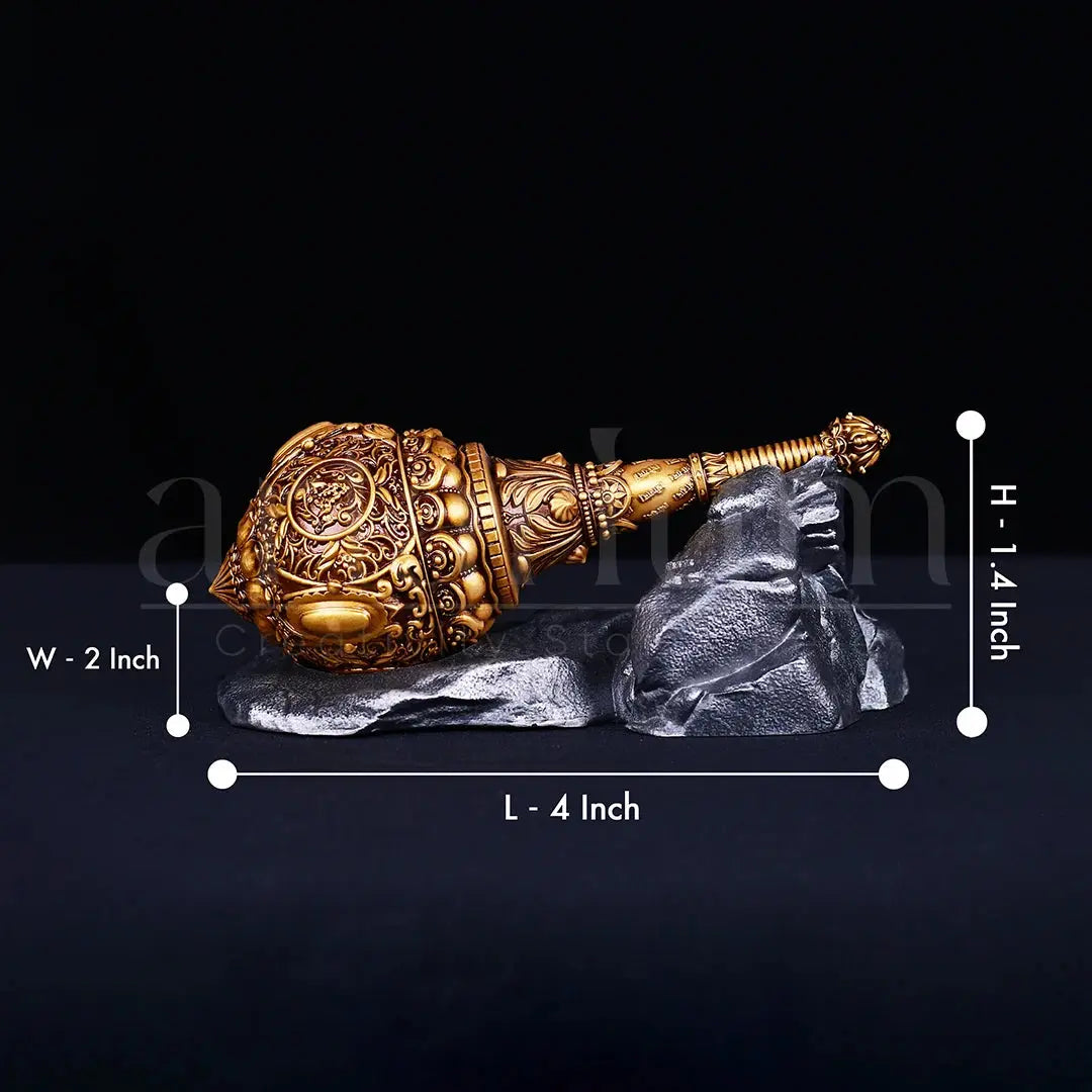 Lord Hanuman Gada Idol Car Dashboard