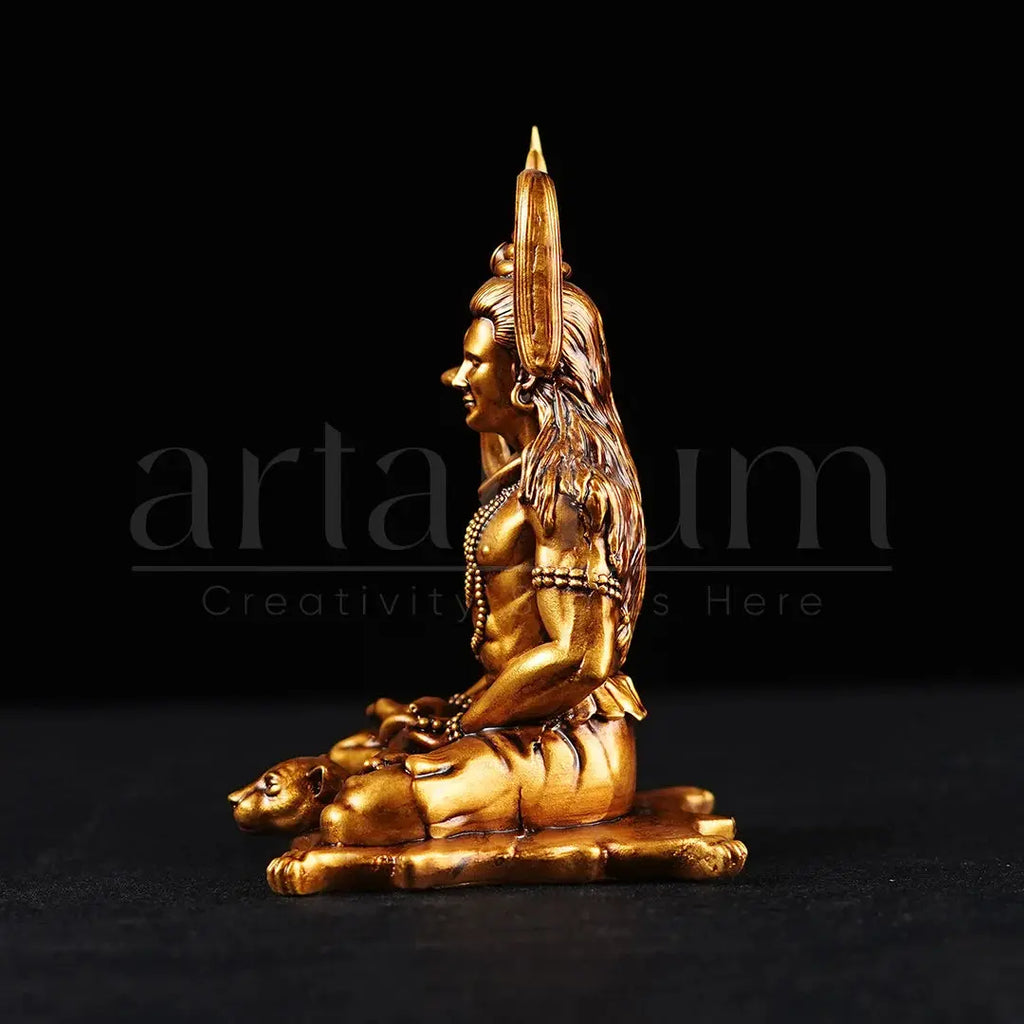 Meditating Lord Shiva Car Dashboard