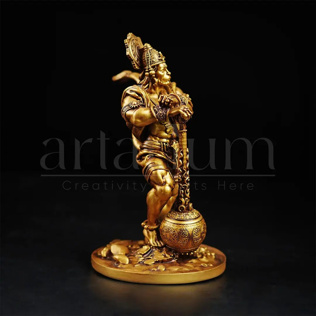 Bahubali Hanuman Idol for Car Dashboard
