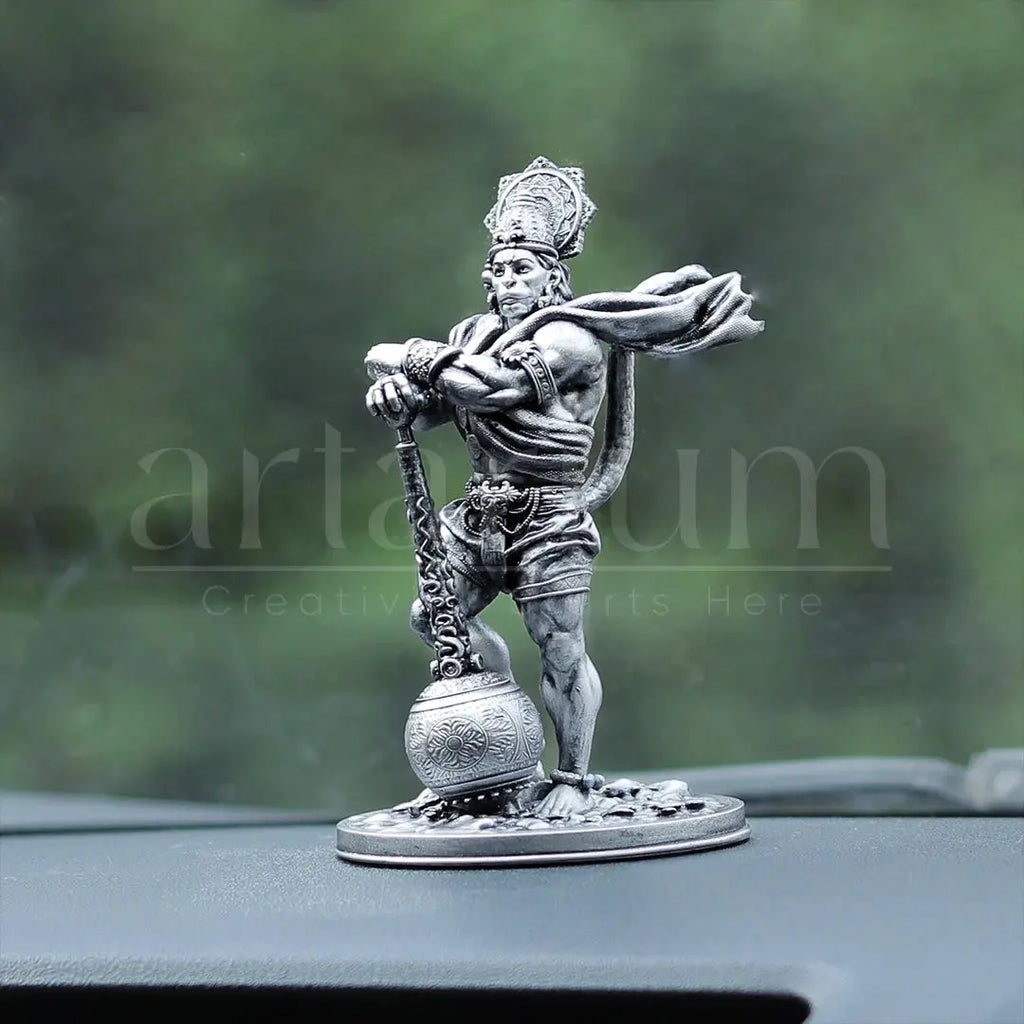 Bahubali Hanuman Idol for Car Dashboard