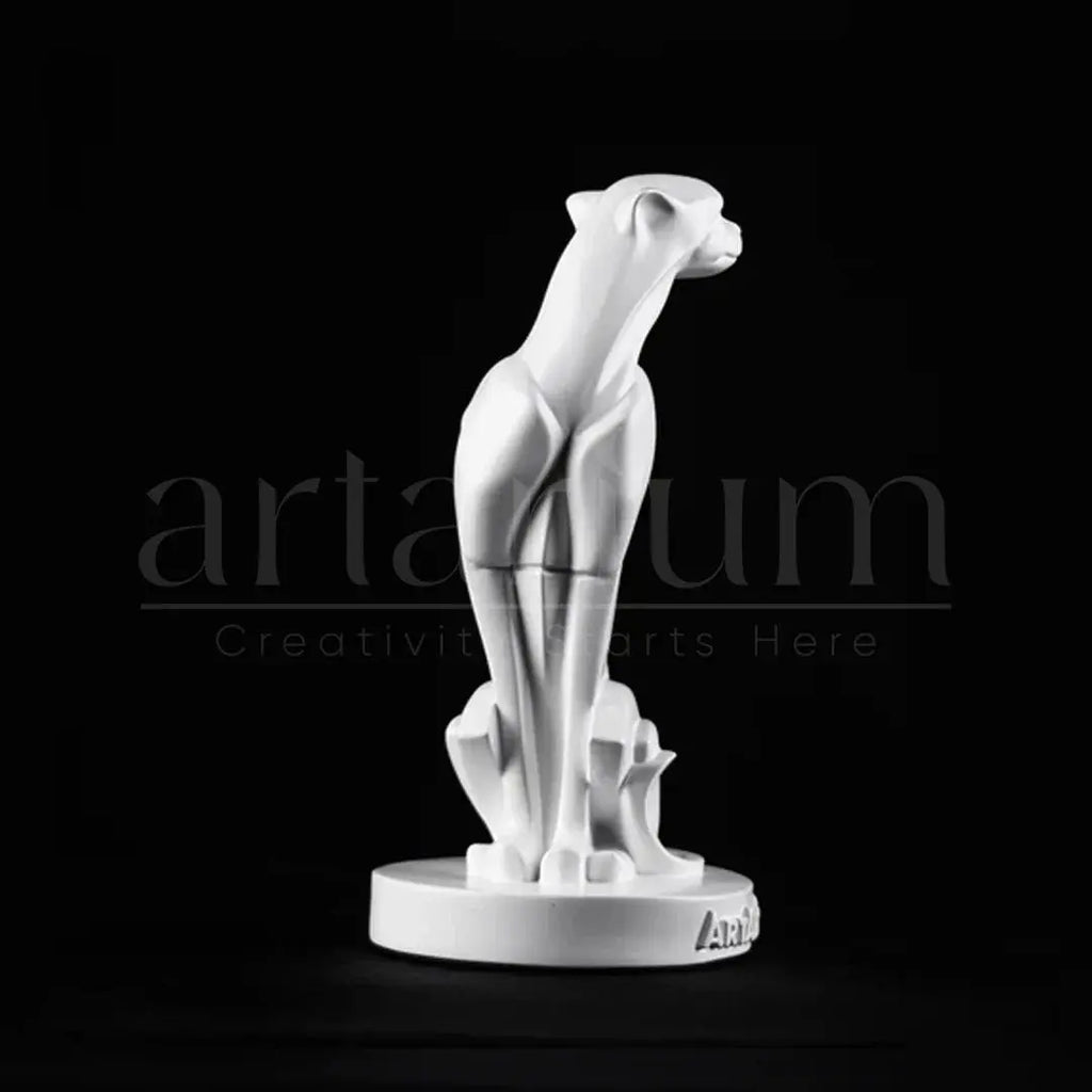 Sitting Panther Figurine Car Dashboard