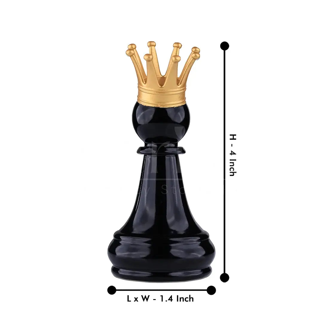 Pawn With Crown Chess Piece