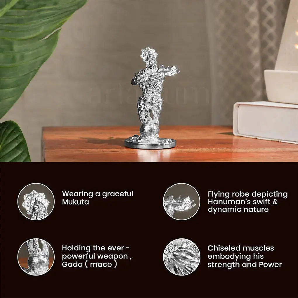 Bahubali Hanuman Idol for Car Dashboard