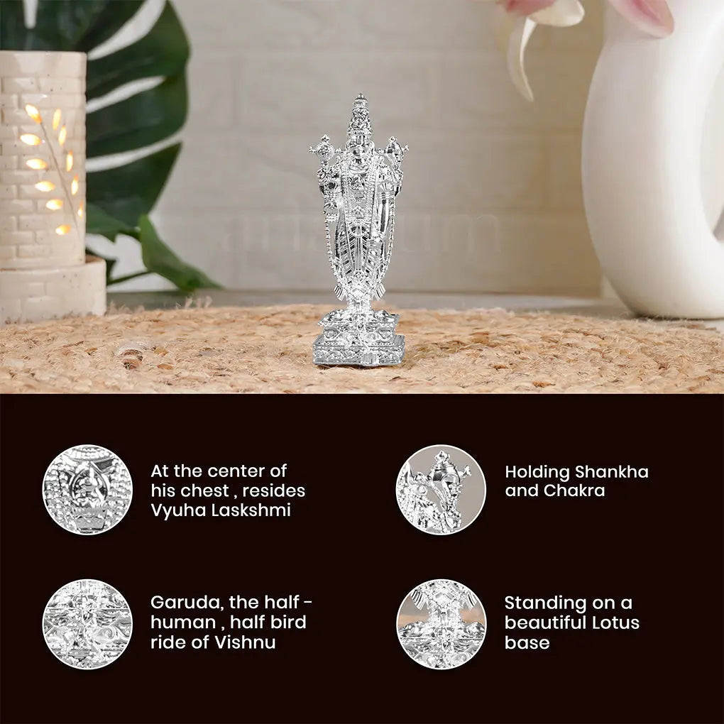 Venkateshwar Balaji 4 Inch Car Dashboard