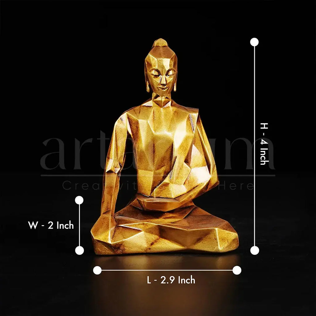 Origami Lord Buddha Car Dashboard